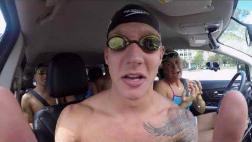 USA Swimming Olympic Team Carpool Karaoke 2.0
